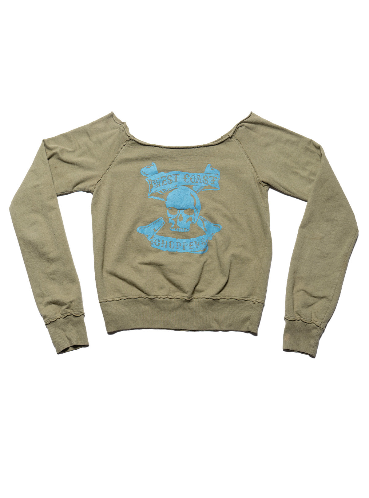 Vintage West Coast Choppers Long Sleeve Tee Olive