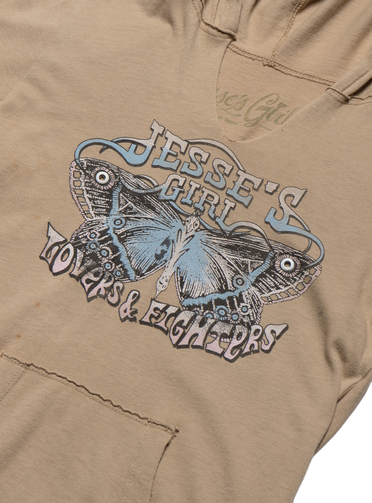 Vintage West Coast Choppers Long Sleeve Hoody Tee Olive