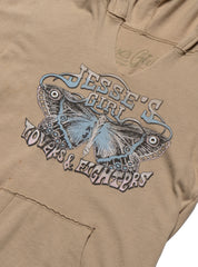 Vintage West Coast Choppers Long Sleeve Hoody Tee Olive