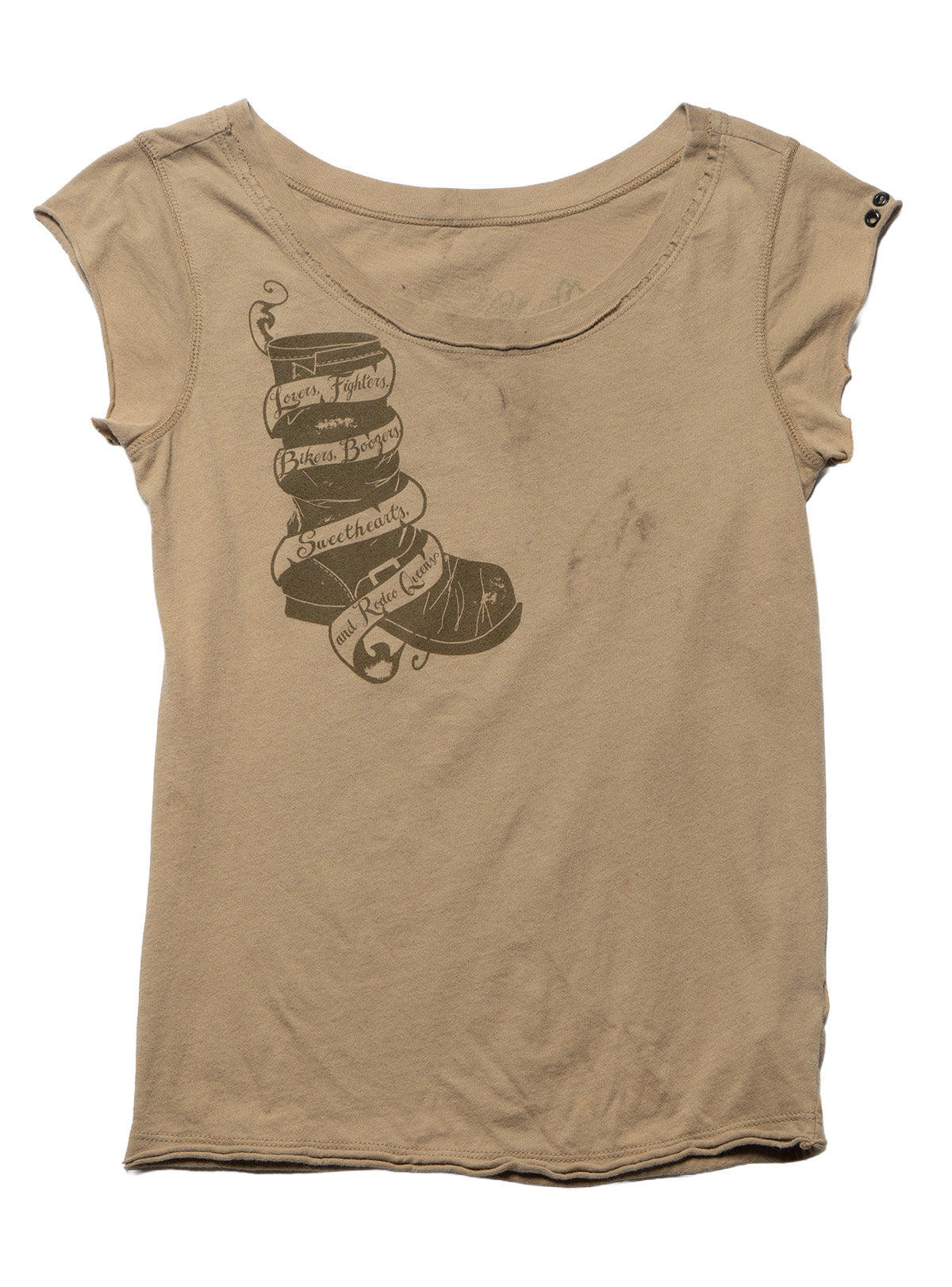 Vintage West Coast Choppers Sleeveless Tee Olive